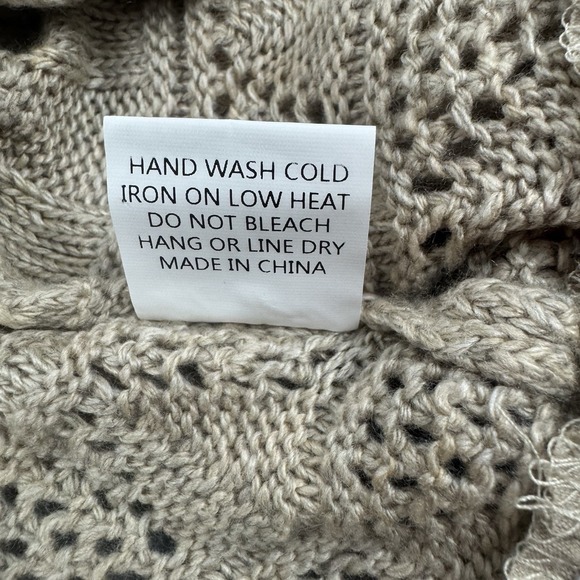 SIMPLY COUTURE Womens long sleeve pullover Cable Knit Sweater Dress Shirt - XL - Picture 5 of 7